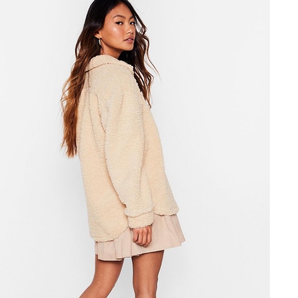 Oversized Sherpa jacket - Picture 4 of 6